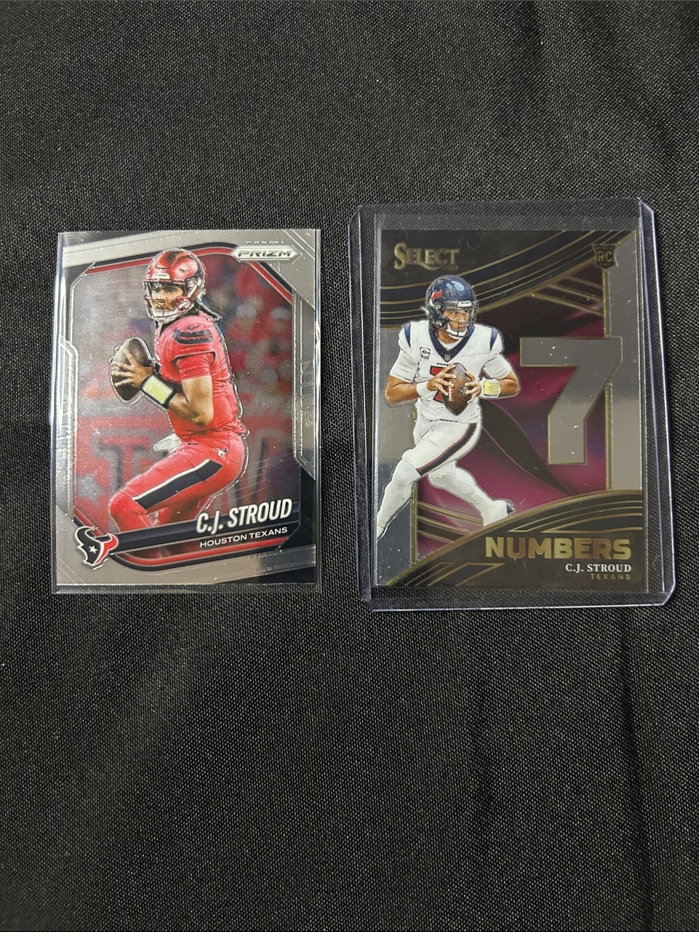 Panini Numbers C.J. Stroud Football Card - White, Navy & Maroon